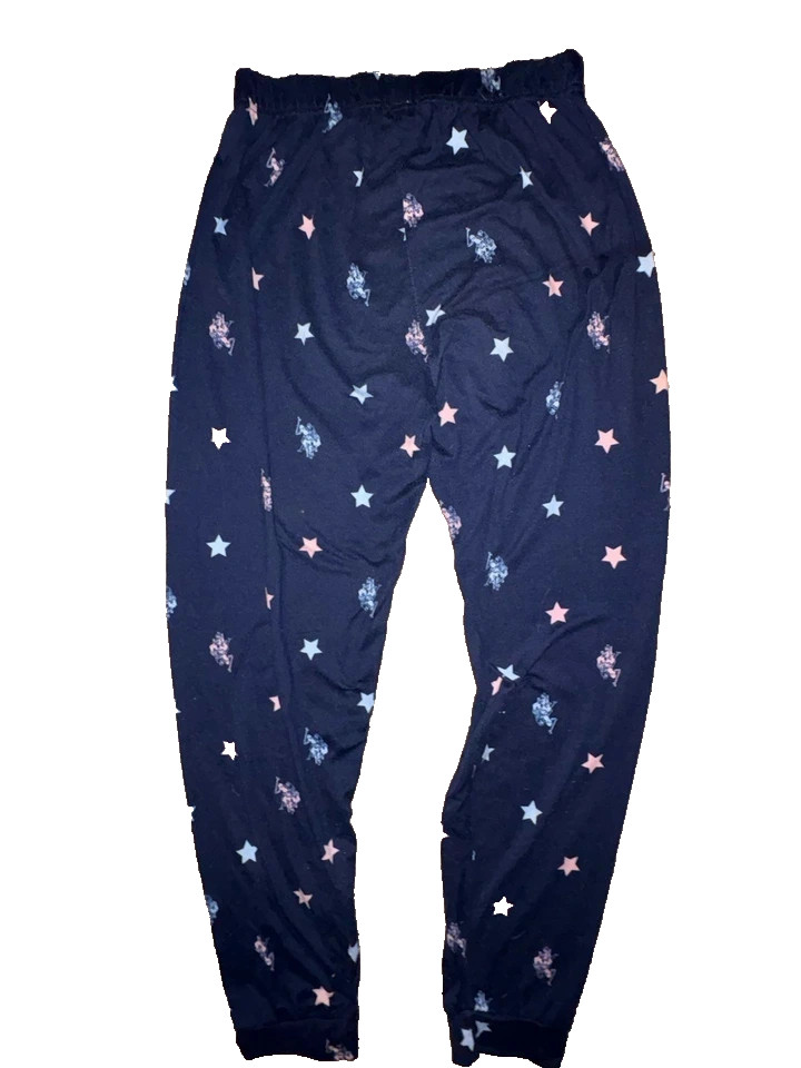 U.S. Polo Assn. SIZE M 32-34 Men Two Pockets Machine Washable Pajamas, Blue NEW