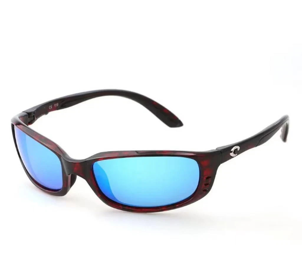 Costa del Mar Brine Tortoise Shell Frame Blue Mirror Polarized 580P Sunglasses