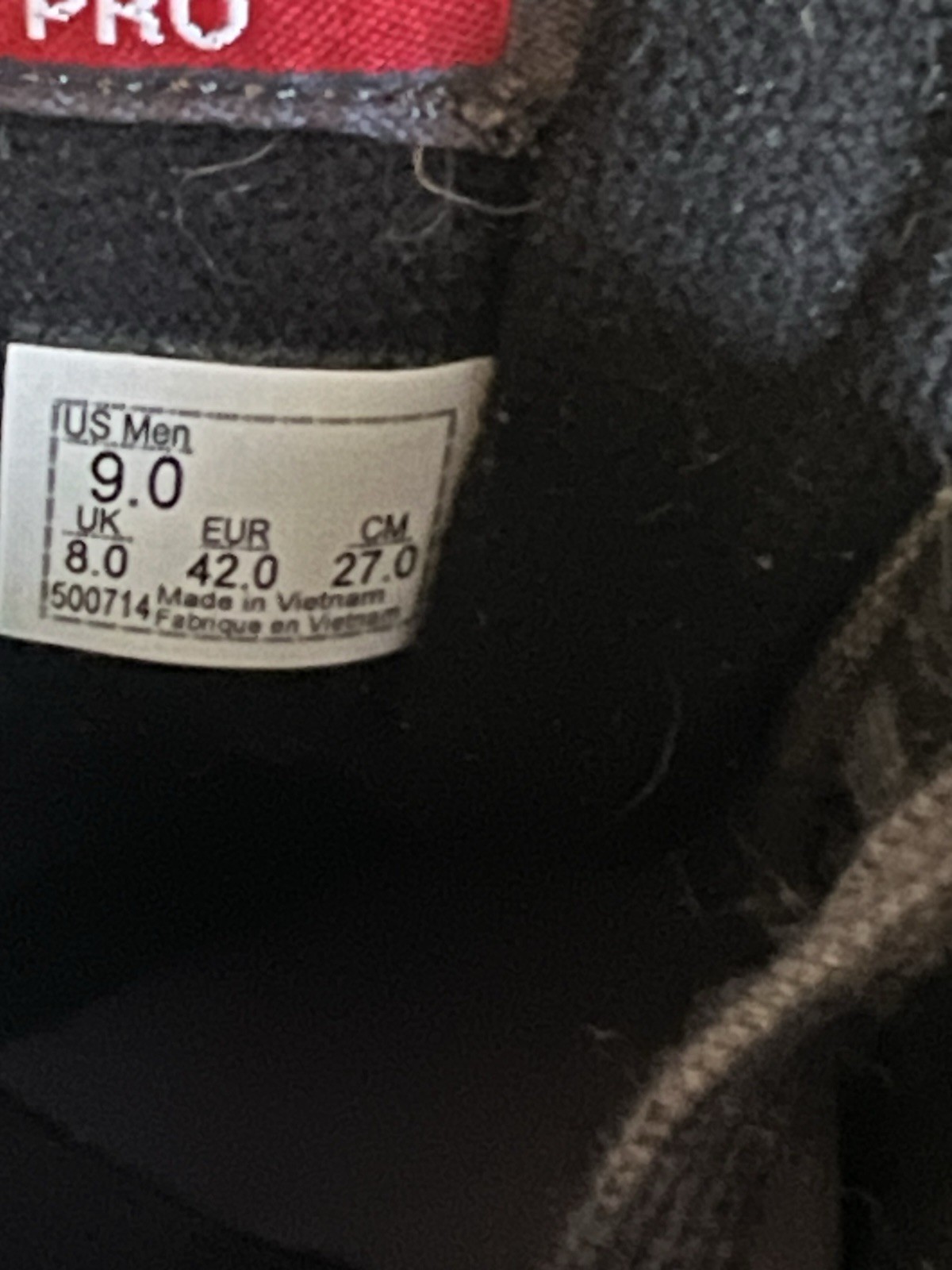 Vans Half Cab Pro Skate Shoes Black Gray Suede Men’s Size 9 VN0A5FCN