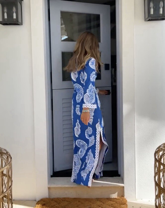 Lilly Pulitzer NWT Shealyn Stretch Maxi Caftan Shell Of A Good Time 🦄 Size 6,16