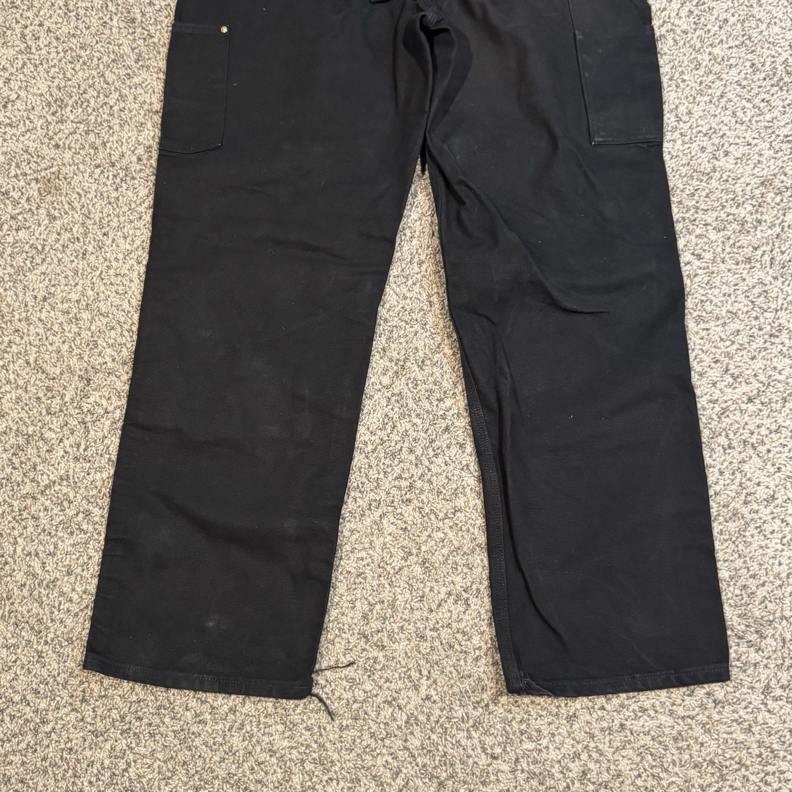 Carhartt 36 x 32 Loose Fit Double Knee Canvas Utility Workwear Carpenter Pants