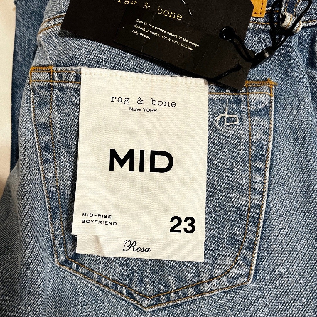 Rag & Bone | Rosa Mid-Rise Boyfriend in Jones | Size 23