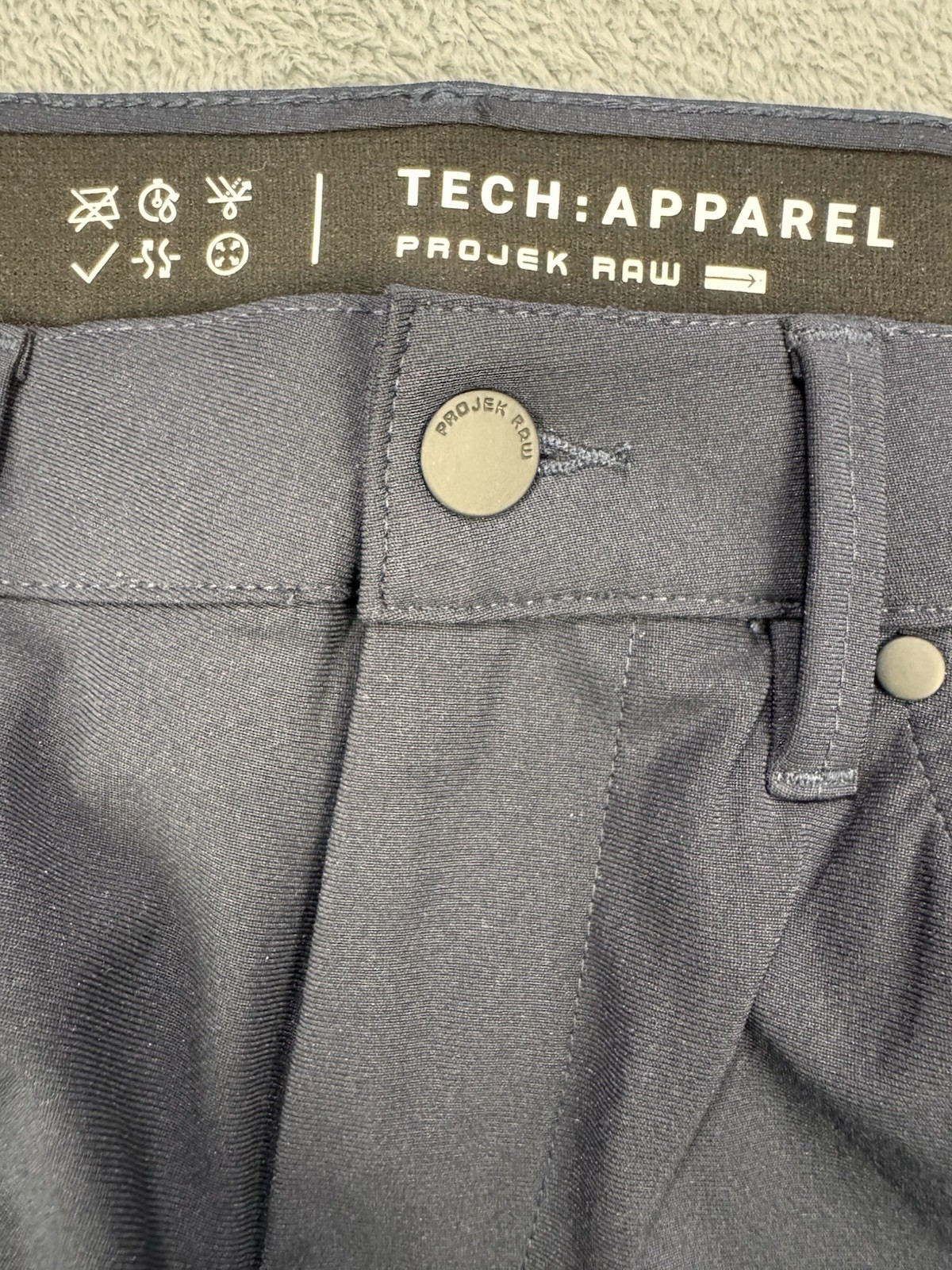 Projeck Raw Bungee Tech Pant Men 32×30 Navy 5 Pkt TAS25100 Straight NWT $75