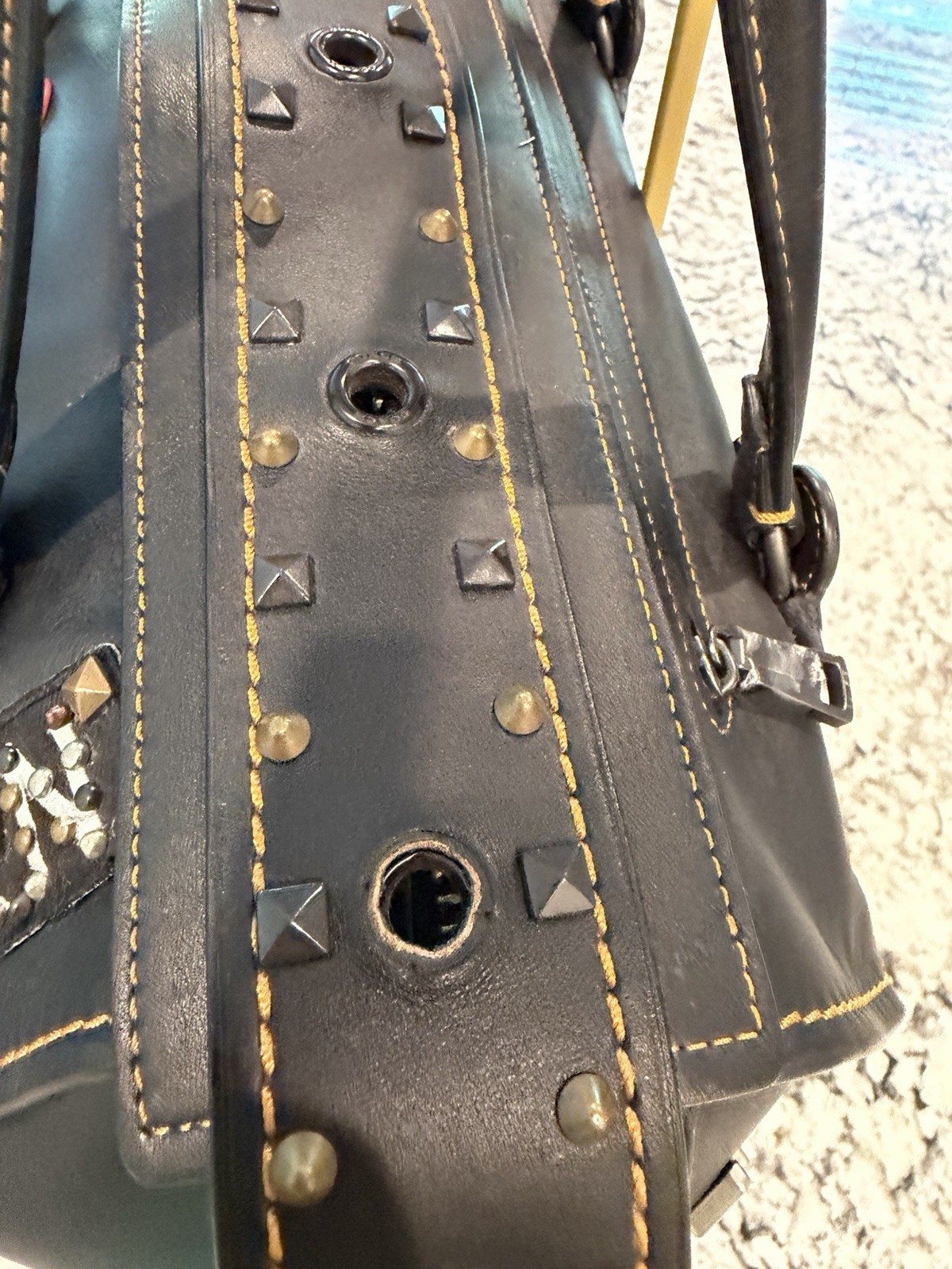 Coach 1941 Varsity Patch Badlands Satchel