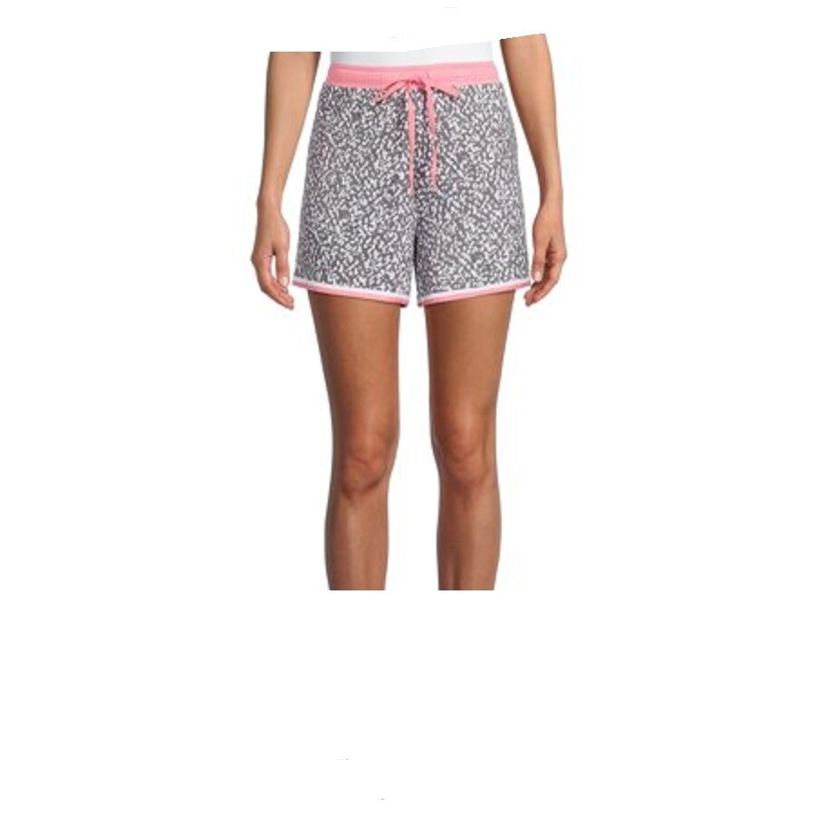Ladies Pajama Shorts Size Gray Animal Print Size Large (12-14) NEW