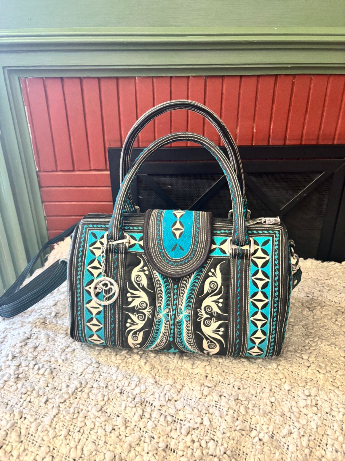 Banda Bag, Embroidered Nano or Barrel Bag, Pre-Owned, Excellent Condition
