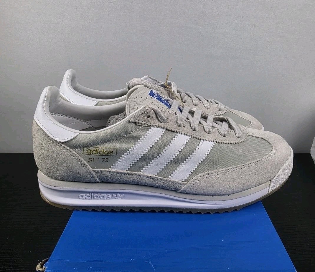 Adidas SL 72 RS Grey White Men’s Casual Retro Running Shoes JI1281 Size 9.5