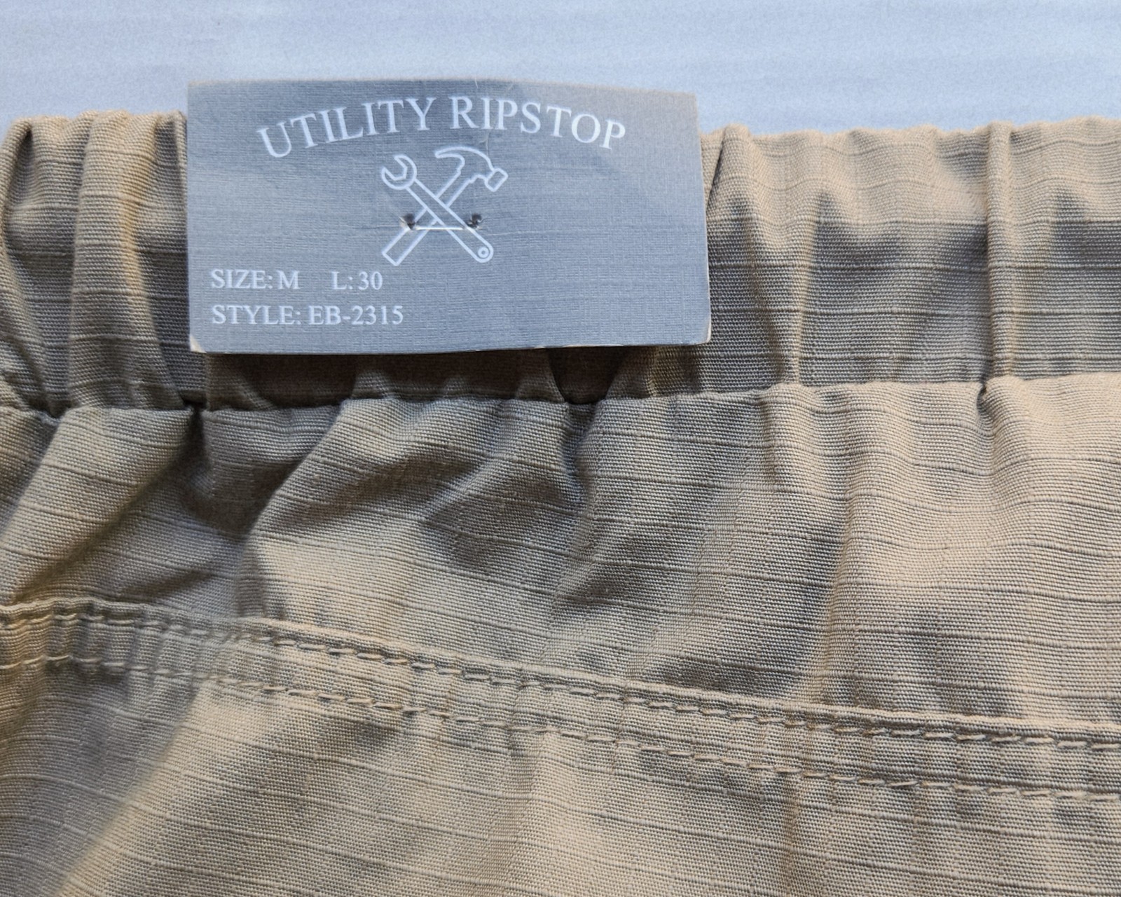 Indigo Wisdom Utility Ripstop Cargo Pants – Size: Medium – Inseam: 30