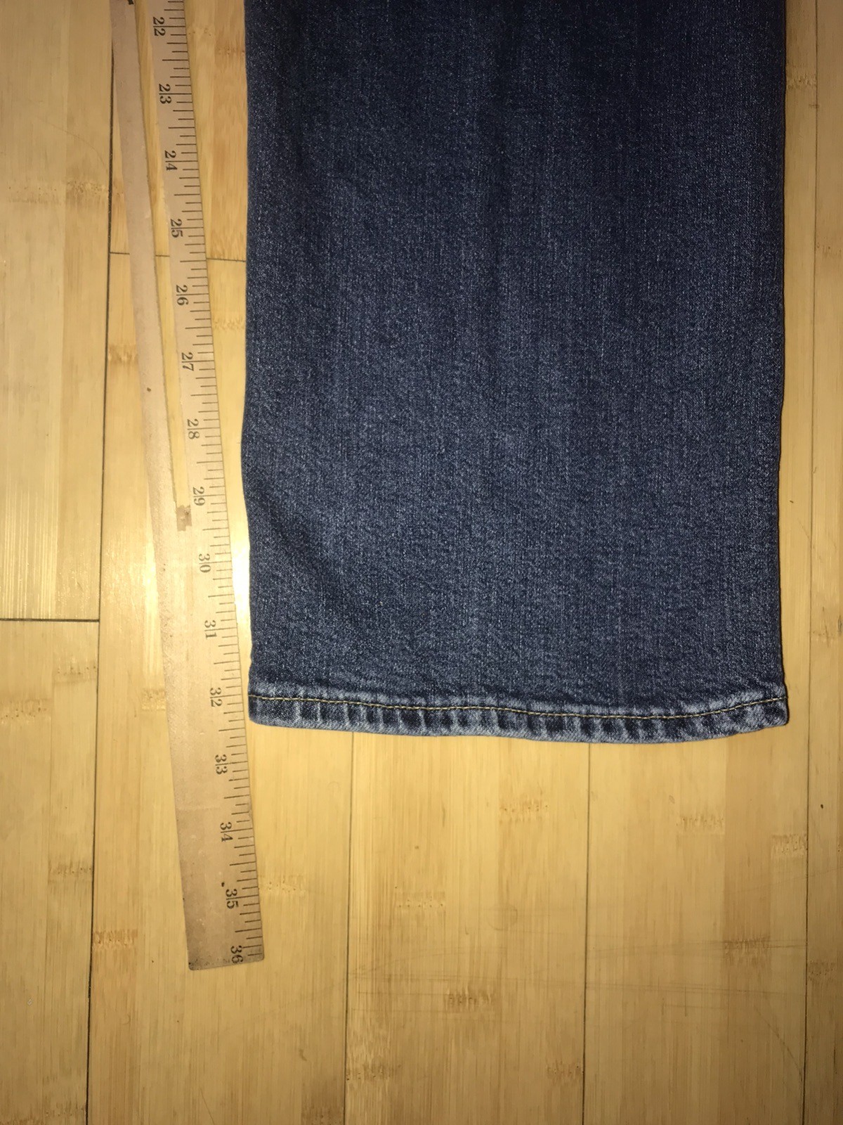 American Eagle Jeans Men 36×34 Blue Relaxed Straight Leg Flex Denim Casual C57