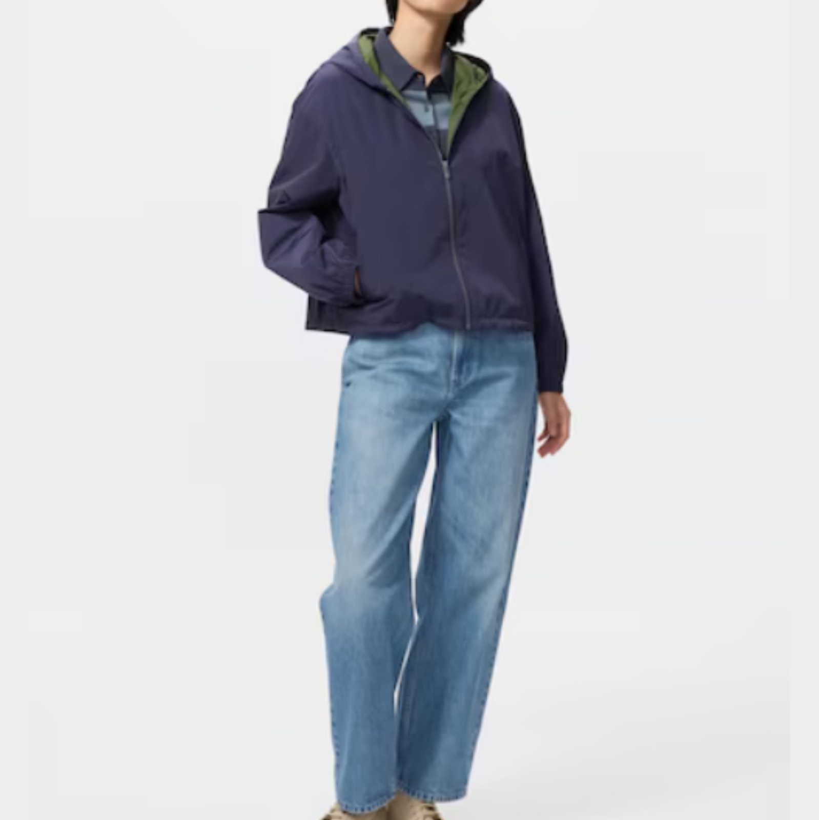 UNIQLO JW ANDERSON Windproof Short Parka Navy Wine Women XS-3XL New JAPAN