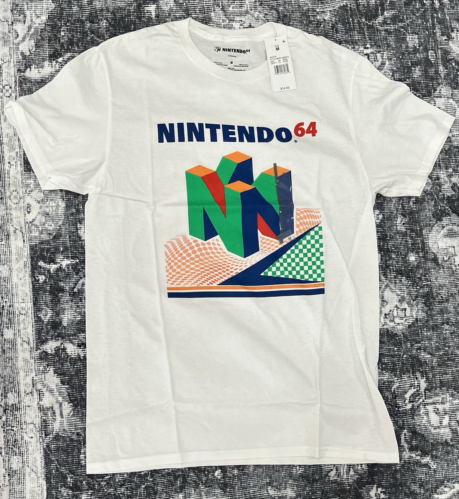 Nintendo 64 Mens T-Shirt – Classic N64 Logo Image