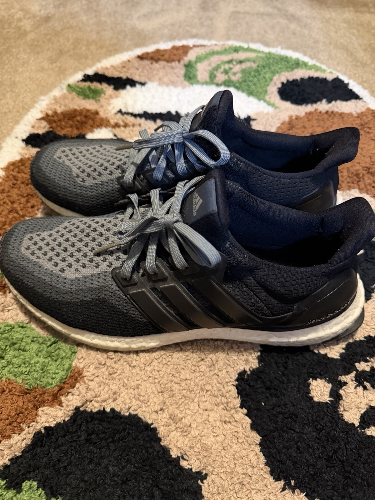 Adidas Ultra Boost 2.0 Black Grey Gradient Mens Size 9
