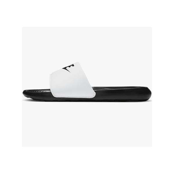 Nike Victori One Sliders Unisex Beach Pool Slide in Black White Size 12