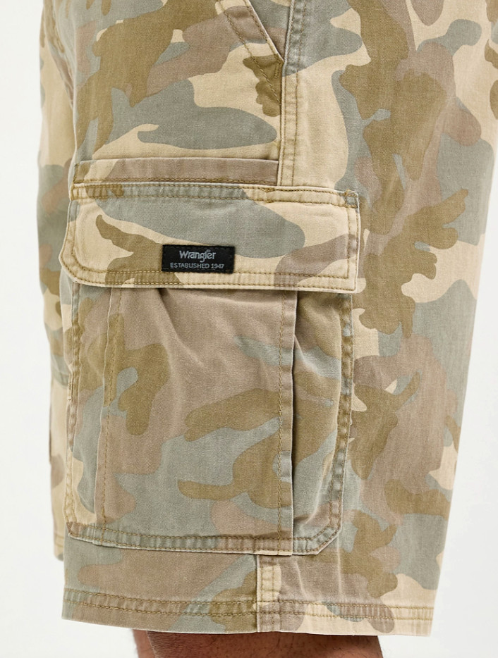 Wrangler Men’s Cargo Shorts w/ Stretch Relaxed Fit Camo Above Knee ALL SIZES
