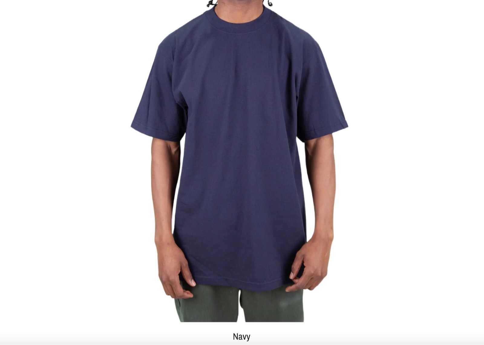 Shaka Wear Max Heavyweight Plain Cotton Crew Neck Short Sleeve Big Tall T-shirt