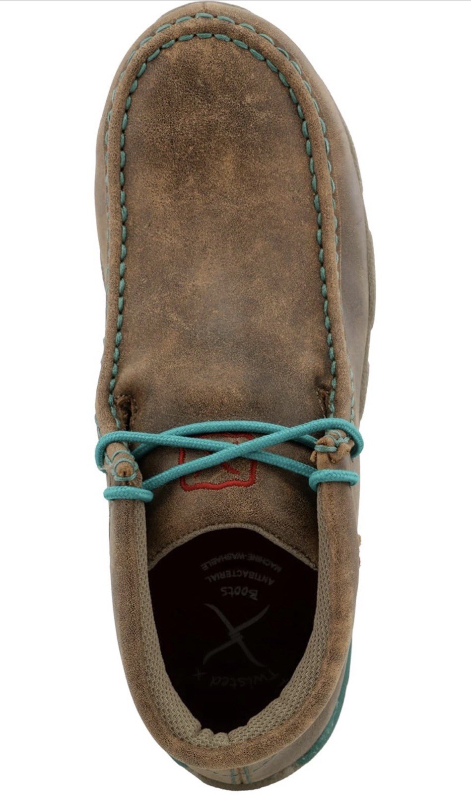 Twisted X Women’s Alloy Toe Work Chukka Bomber/Turquoise 6.5 M WDMAL01
