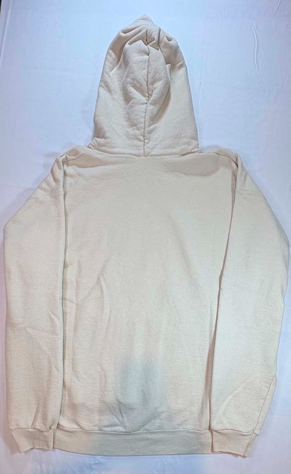 Parisi Denver Ciao Hoodie Womens XL Cream Lavender Graphic Pullover Sweatshirt