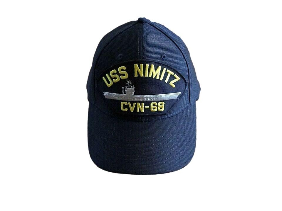 USS NIMITZ CVN – 68 U.S NAVY SHIP HAT U.S MILITARY OFFICIAL BALL CAP U.S.A. MADE