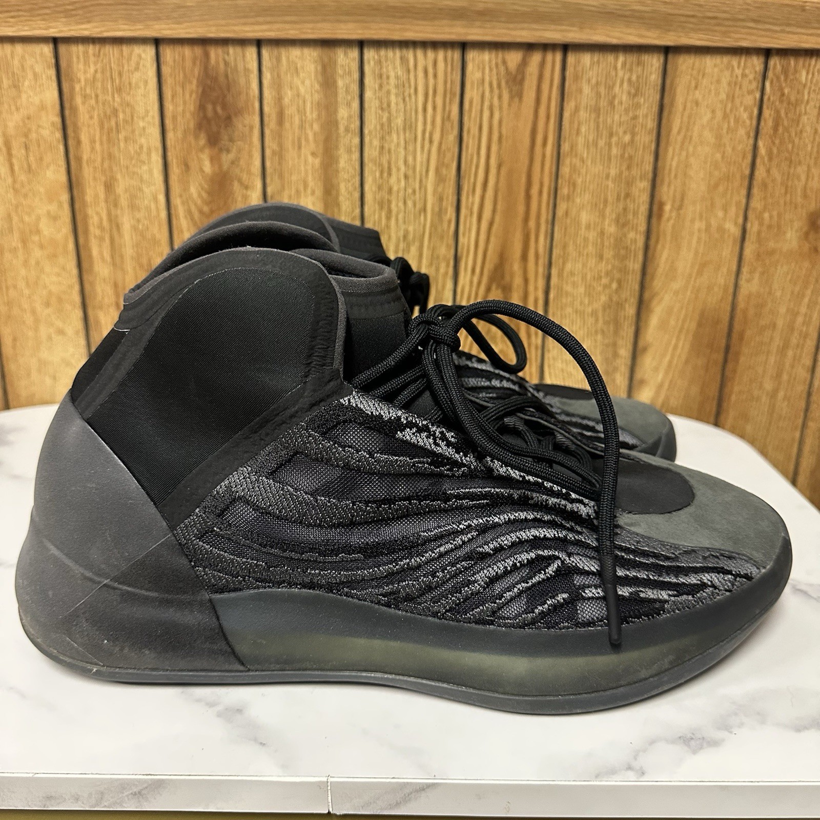 Adidas Yeezy QNTM Onyx Size 11.5 GX1317 Triple Black