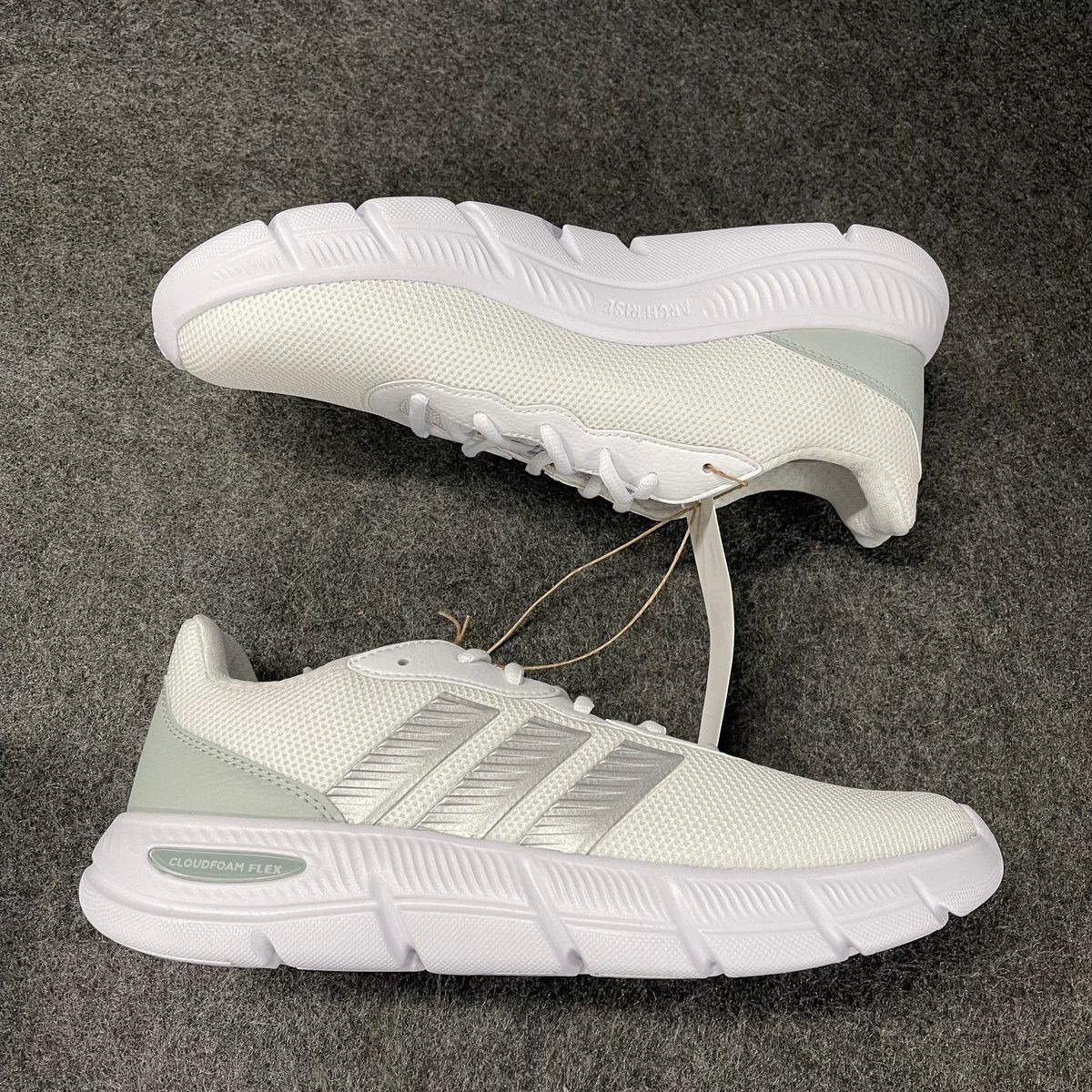 ADIDAS Cloudfoam Flex Laces Sneaker Women’s Size US 10 White JS4891