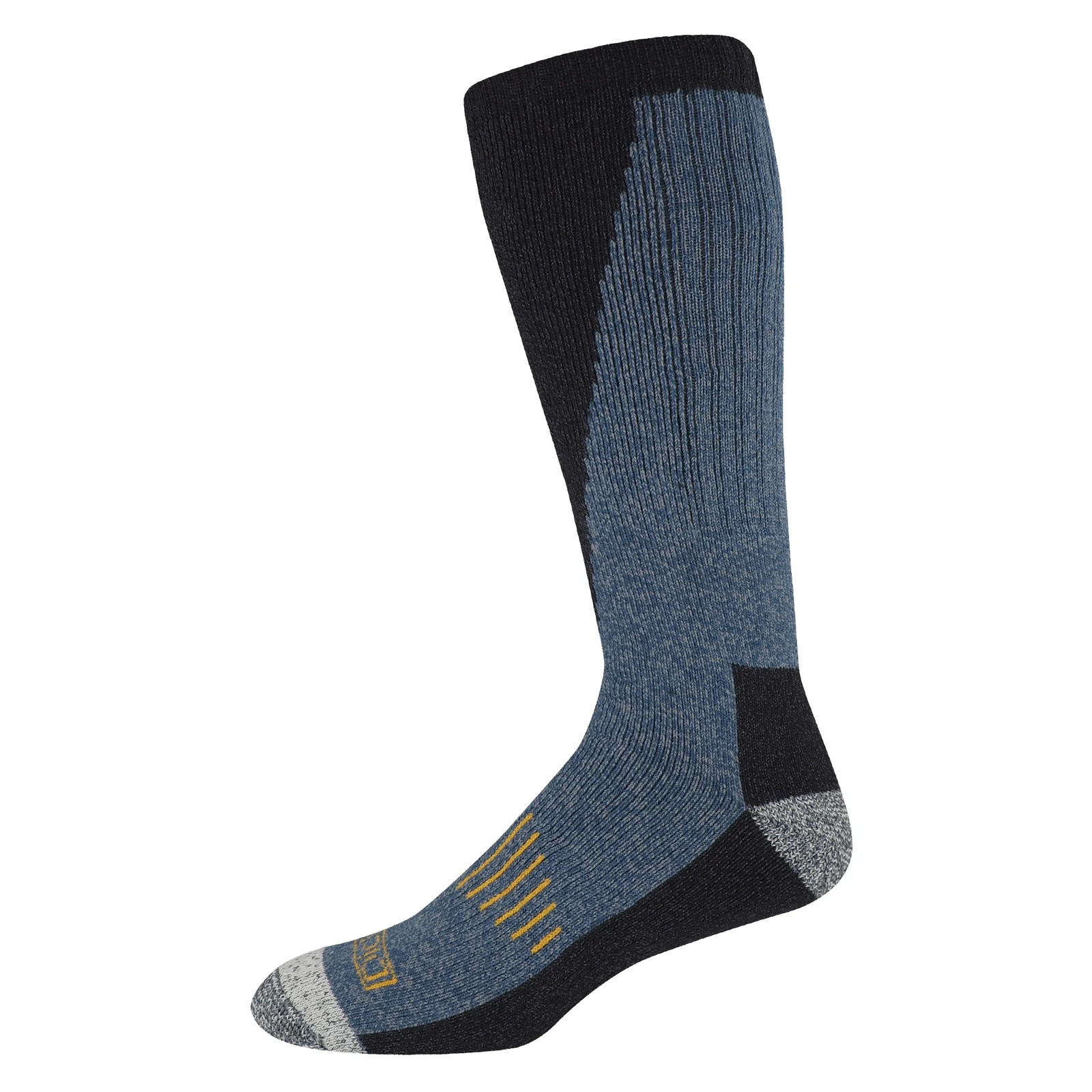 Dickies Men’s Boot Socks, Shin Protector 3 Pack Black Size 6-12