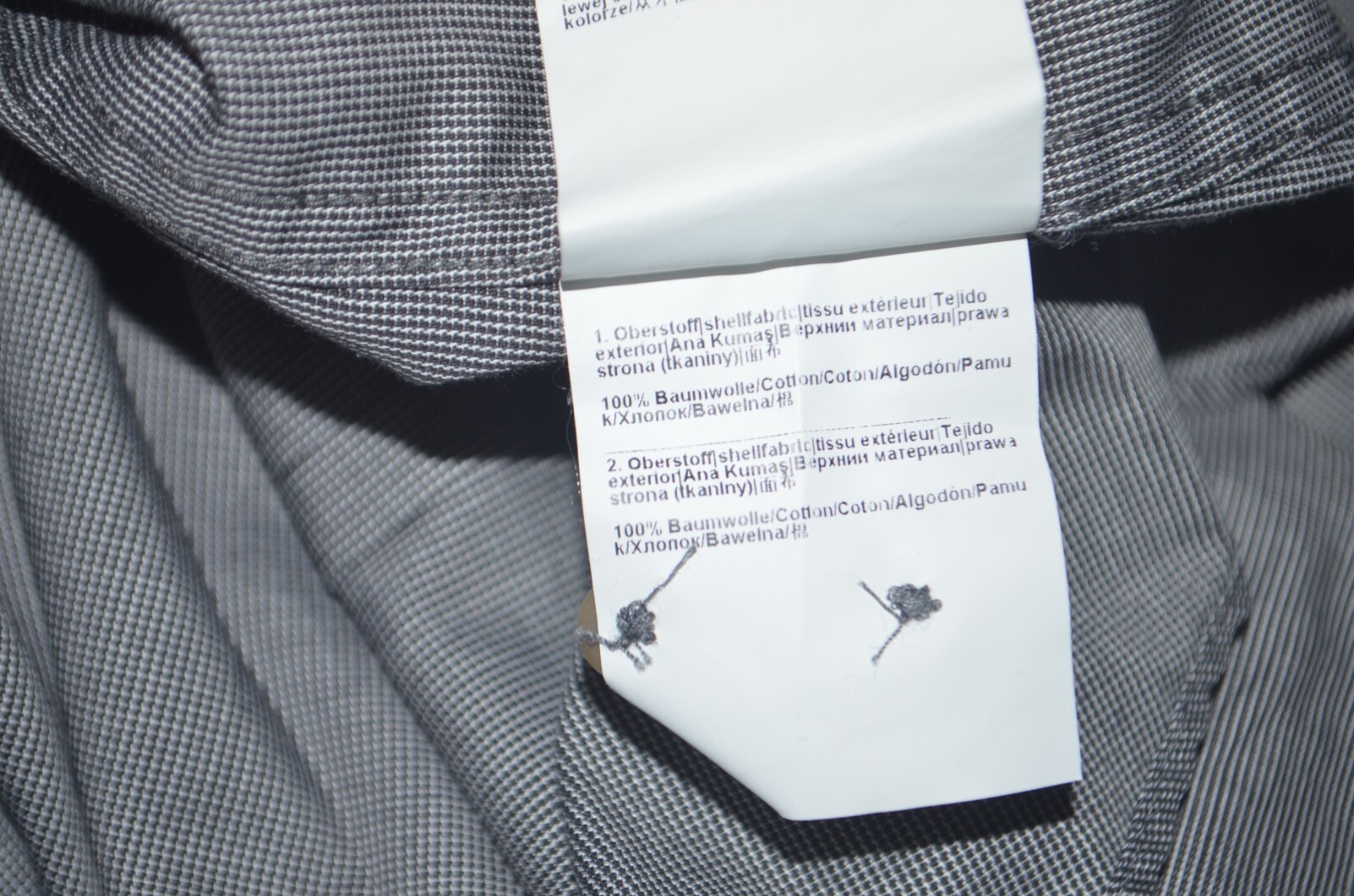 STRELLSON Slim Fit Gray 100% Cotton Dress Shirt Sz 15.5 34/35