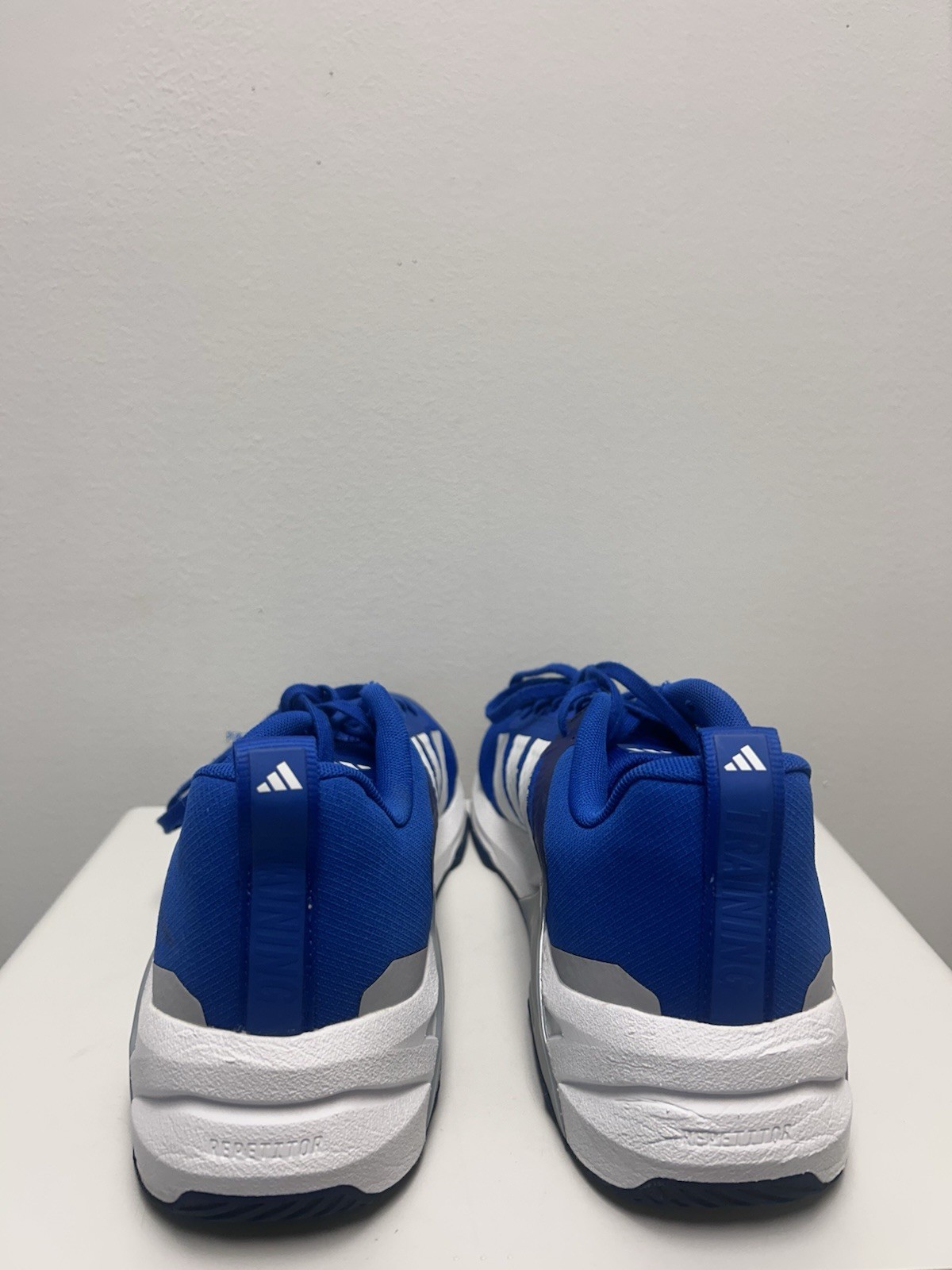 Size 16-Men’s Adidas Dropset Control Trainer Royal Blue White