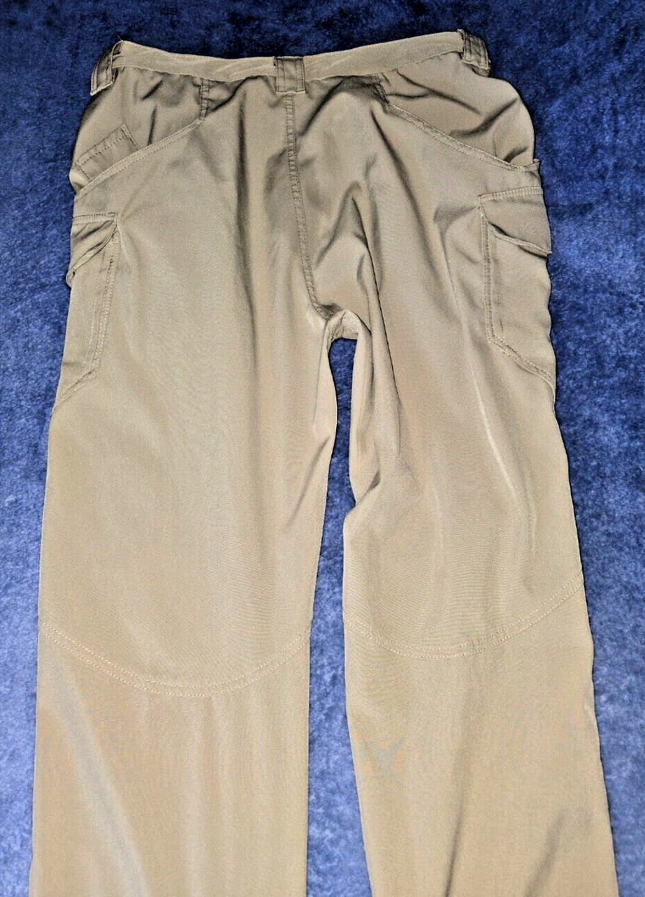 W Tactical Series Pants L (36×34) Khaki Highrise Ripstop Poly Cotton Field NWOT