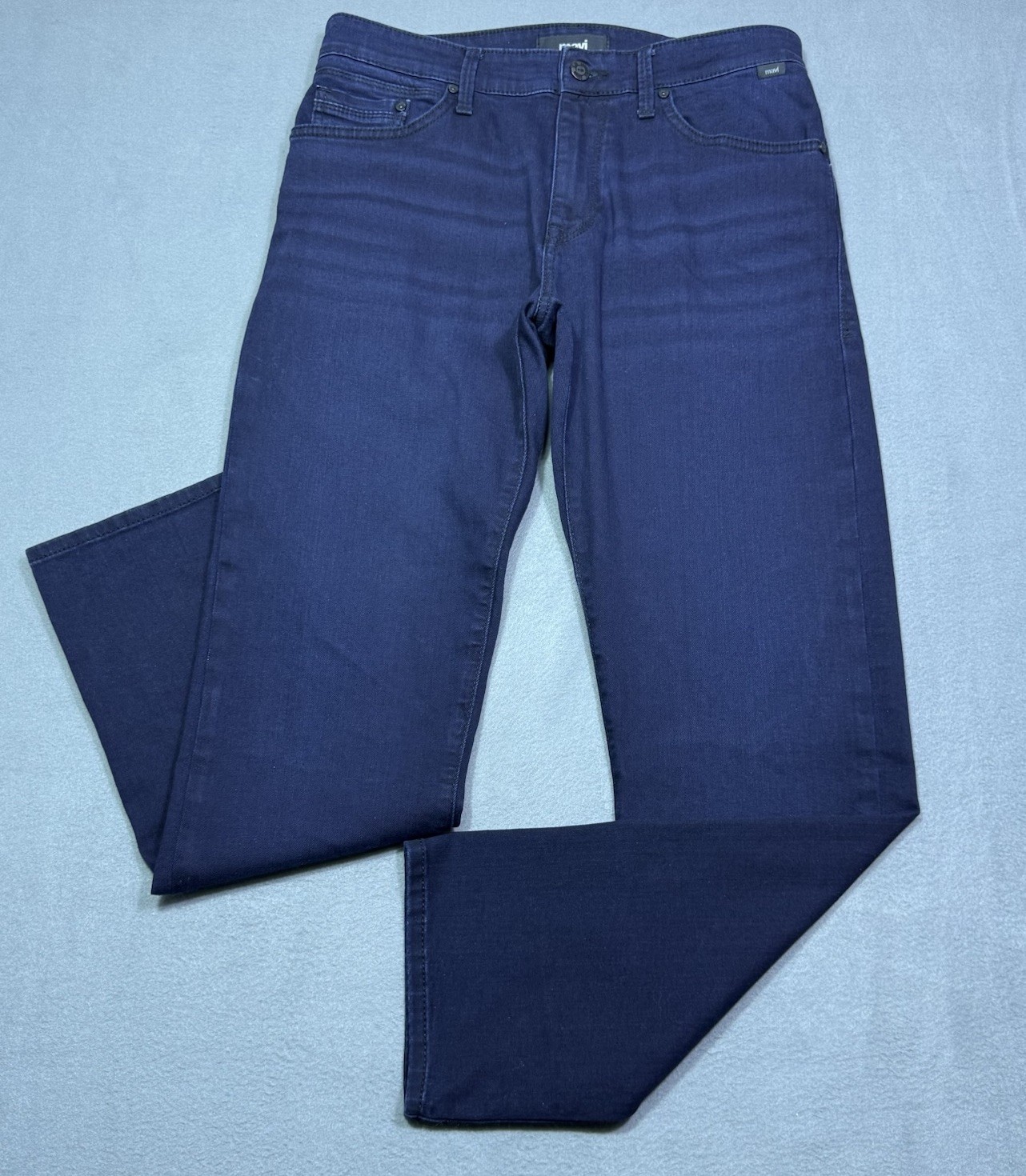 Mavi Jeans Mens 34×32 Zach Regular Straight Leg Indigo Stretch Normcore USA