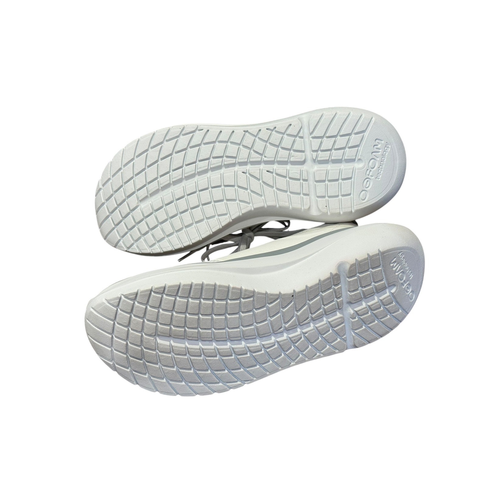 OOFOS OOMY Stride Women White Recovery Walking Shoes Sneakers Size 10 NEW