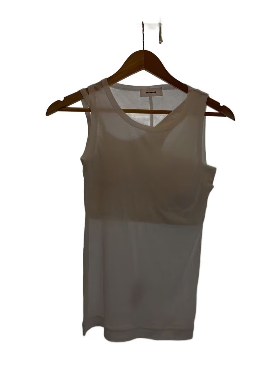 MIESROHE Camisole/Tank Top, One Size, Cotton, White, MWCT242077
