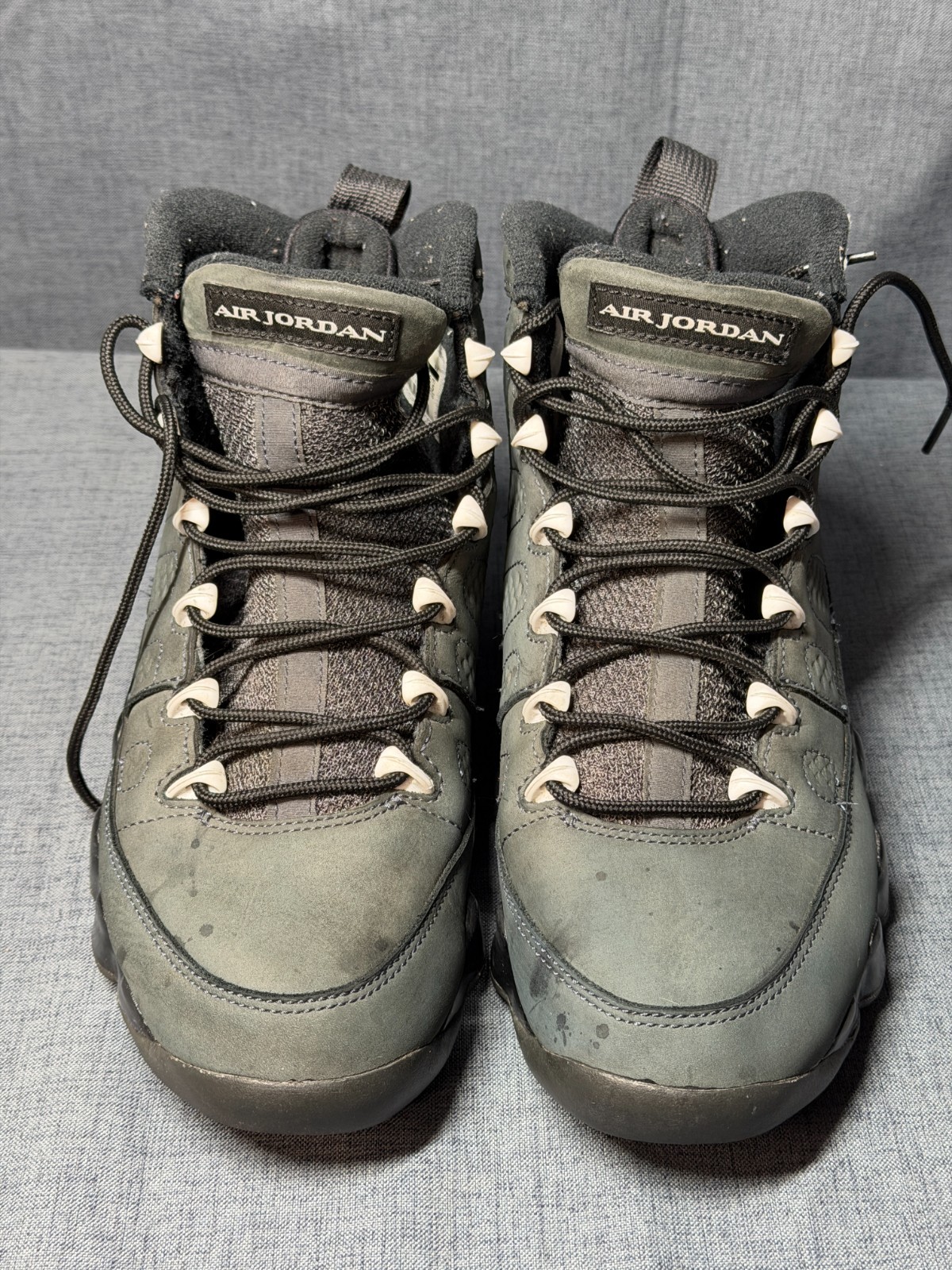 Size 8.5 – Air Jordan 9 Retro Anthracite Black & Grey) 302370-013