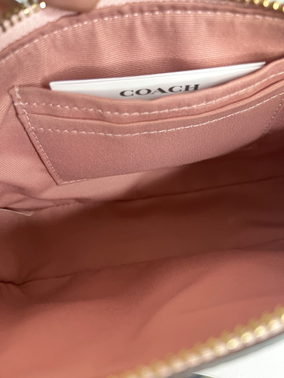 Coach Powder Pink Nolita Small Shoulder Bag w/ Bow Charms