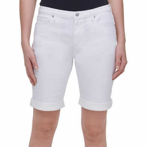 DKNY Jeans Ladies’ Rolled Leg Bermuda Short – Size Varies