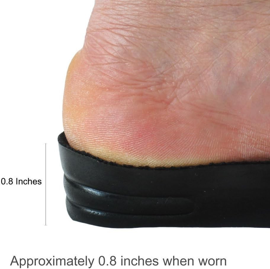 1 Inch Leg Length Discrepancy Full Length Insoles Lifts for Uneven Hips (2 Right