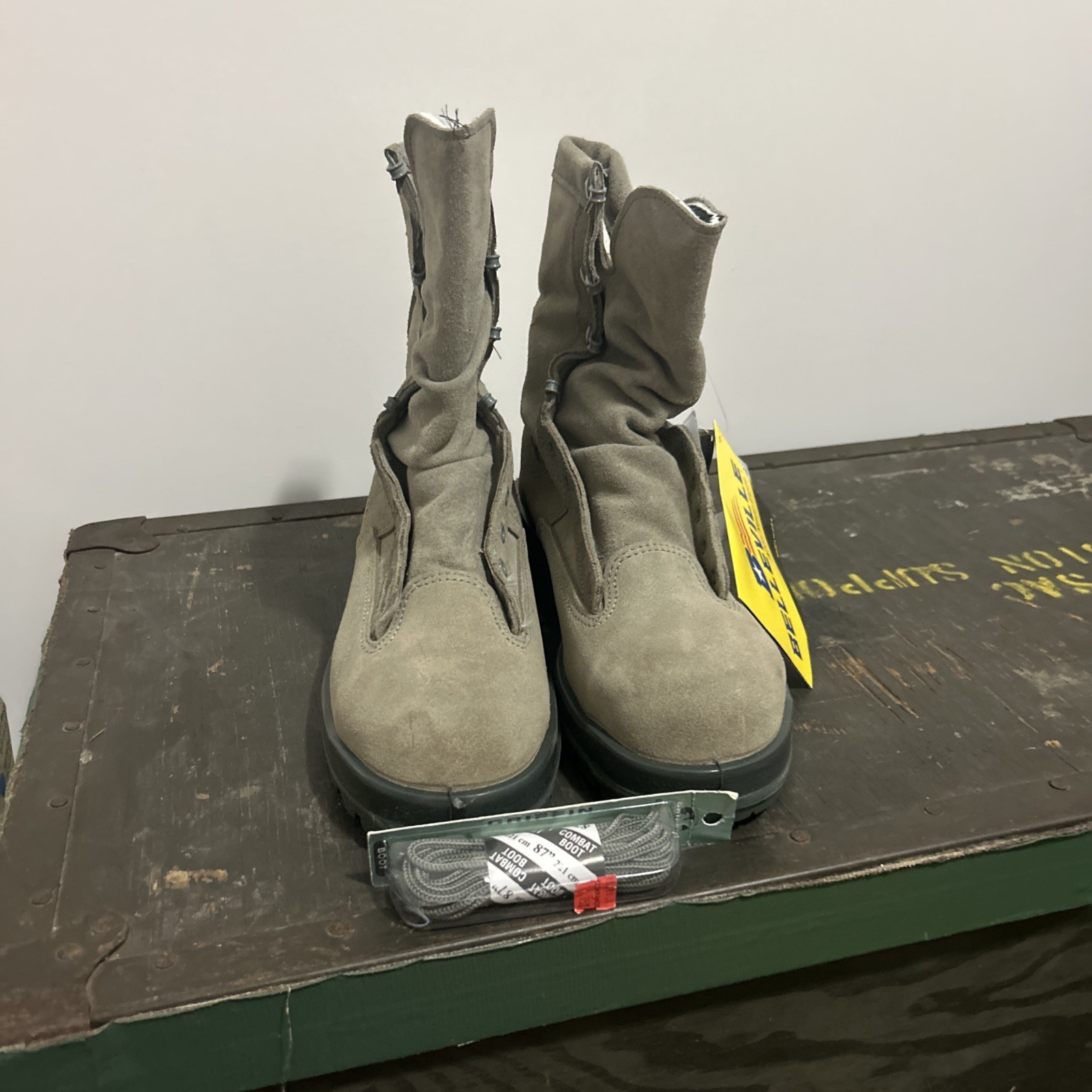 Belleville cold weather 675st 600 Gram Gore-Tex Sage Green Military Boots S 7.5R