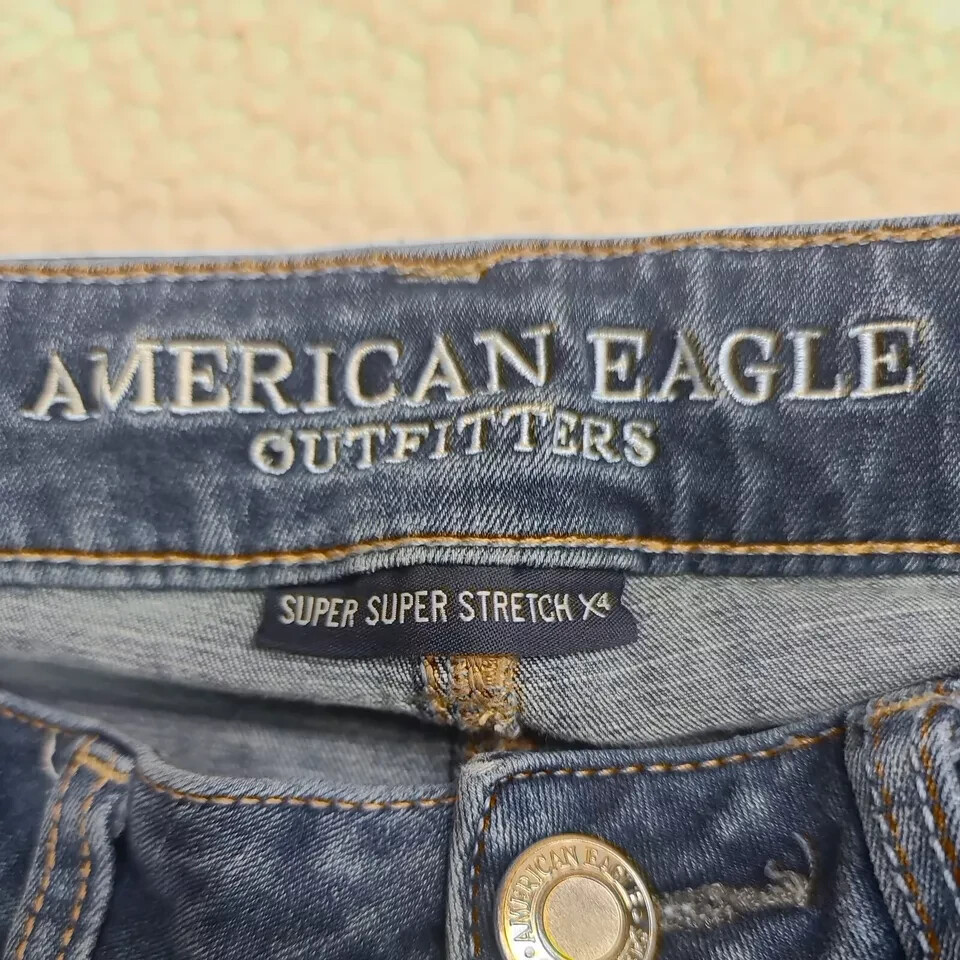 American Eagle Outfitters Jeans Womens 4 Blue Jegging Super Stretch X4 27×29