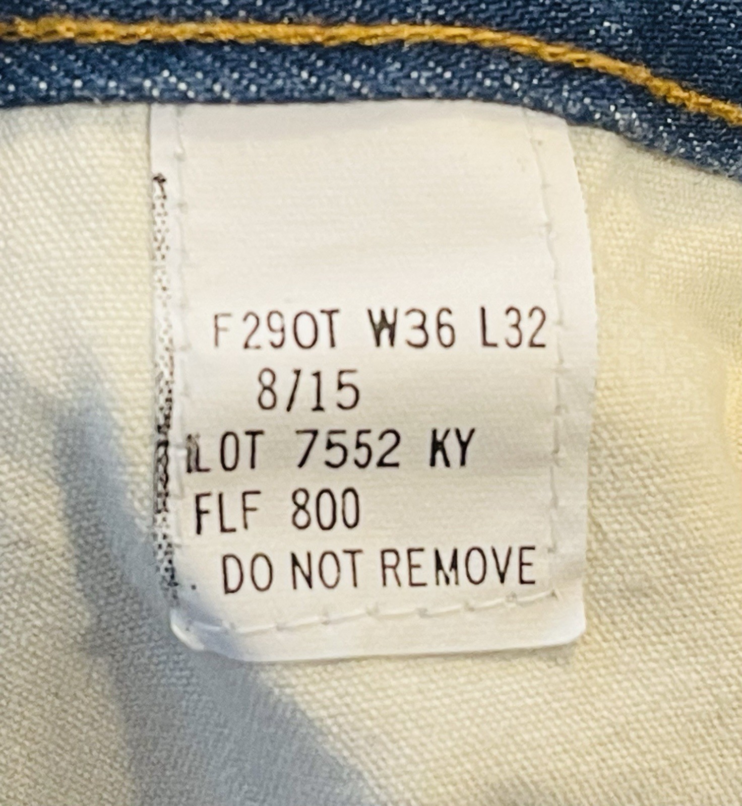 Tyndale FRMC Jeans Mens 38×32 Flame Resistant Workwear Blue Denim Pants F290T