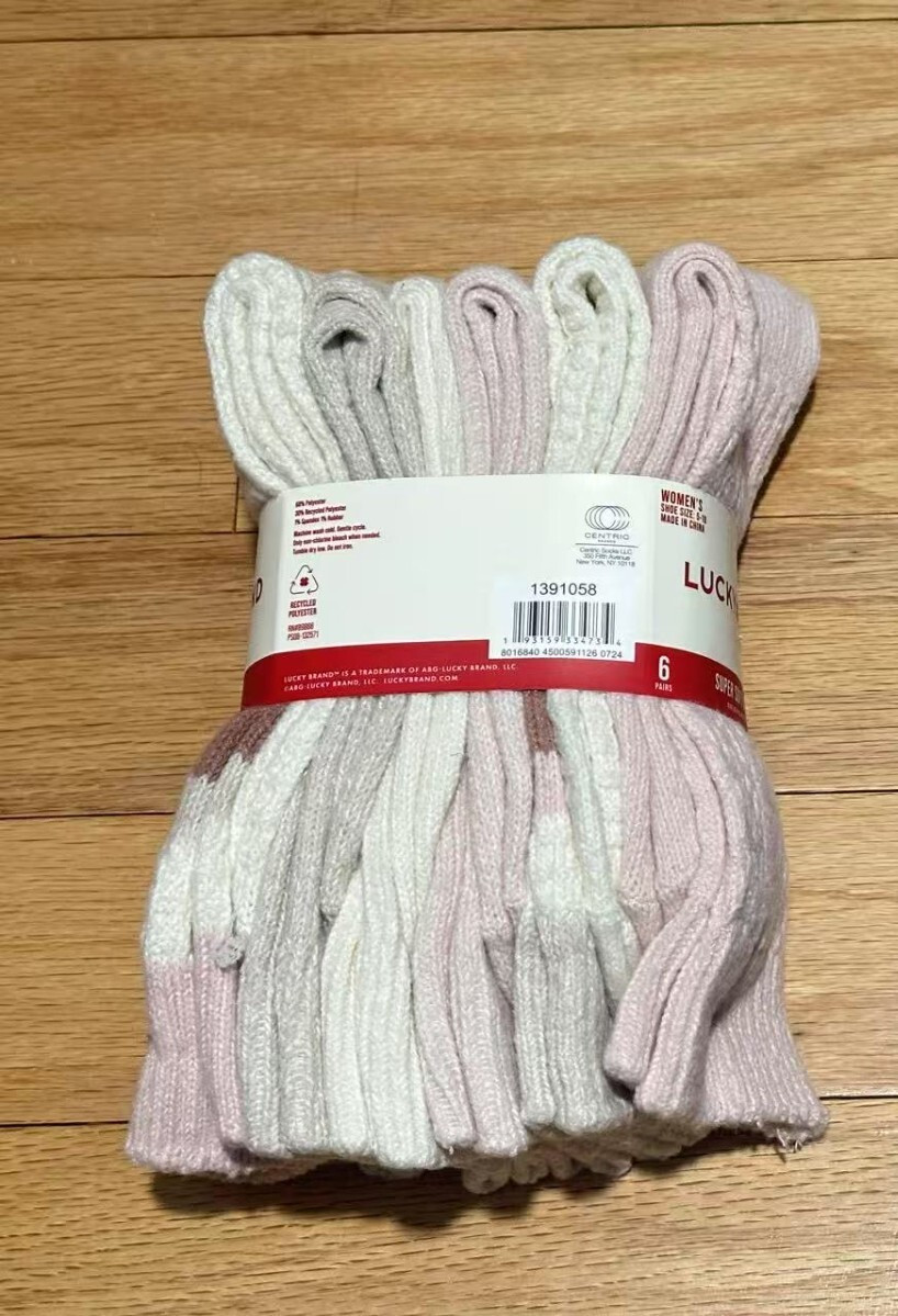 Lucky Brand Women’s Super Soft Boot Socks, Multi Color, Size: 5-10