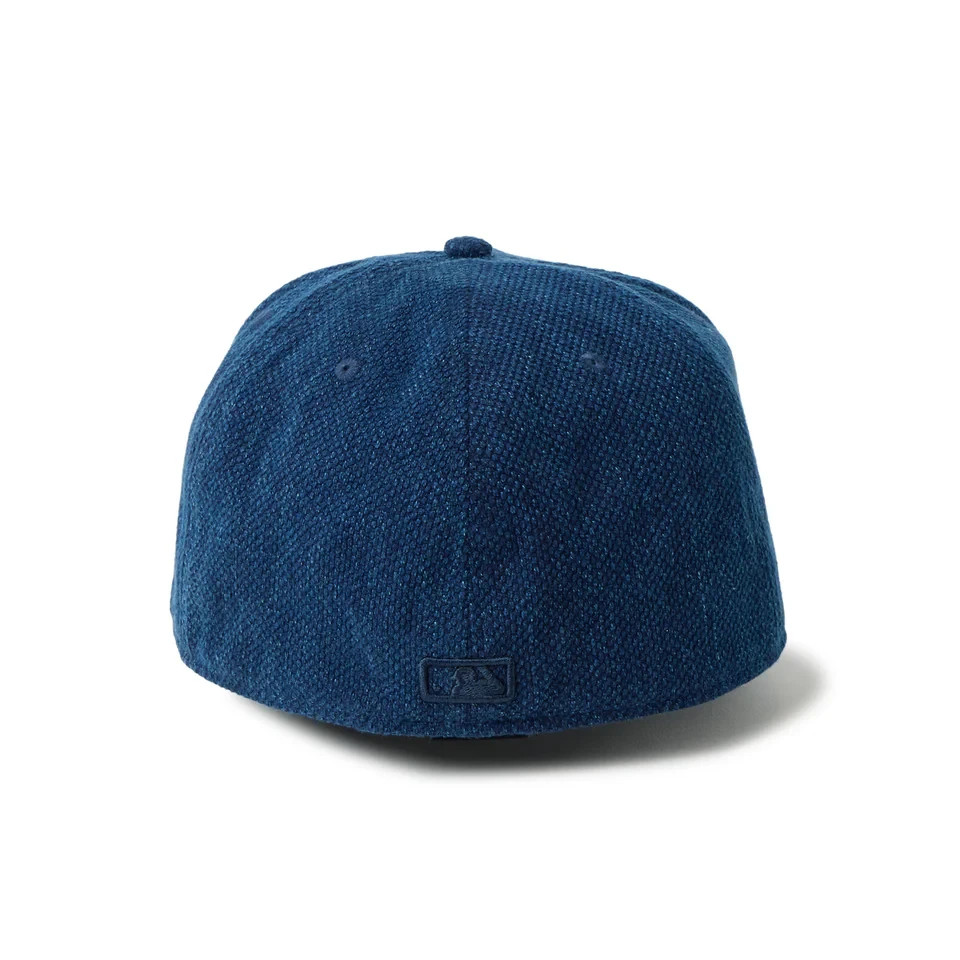 NEW ERA 59FIFTY Los Angeles Dodgers Bushu Sho-Aizome Washed Indigo Blue 7 3/8