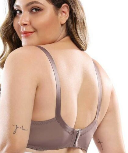 Lot 6 Bras Design Wire Free No Wire Support Padded B C 32 34 36 38 40 #401