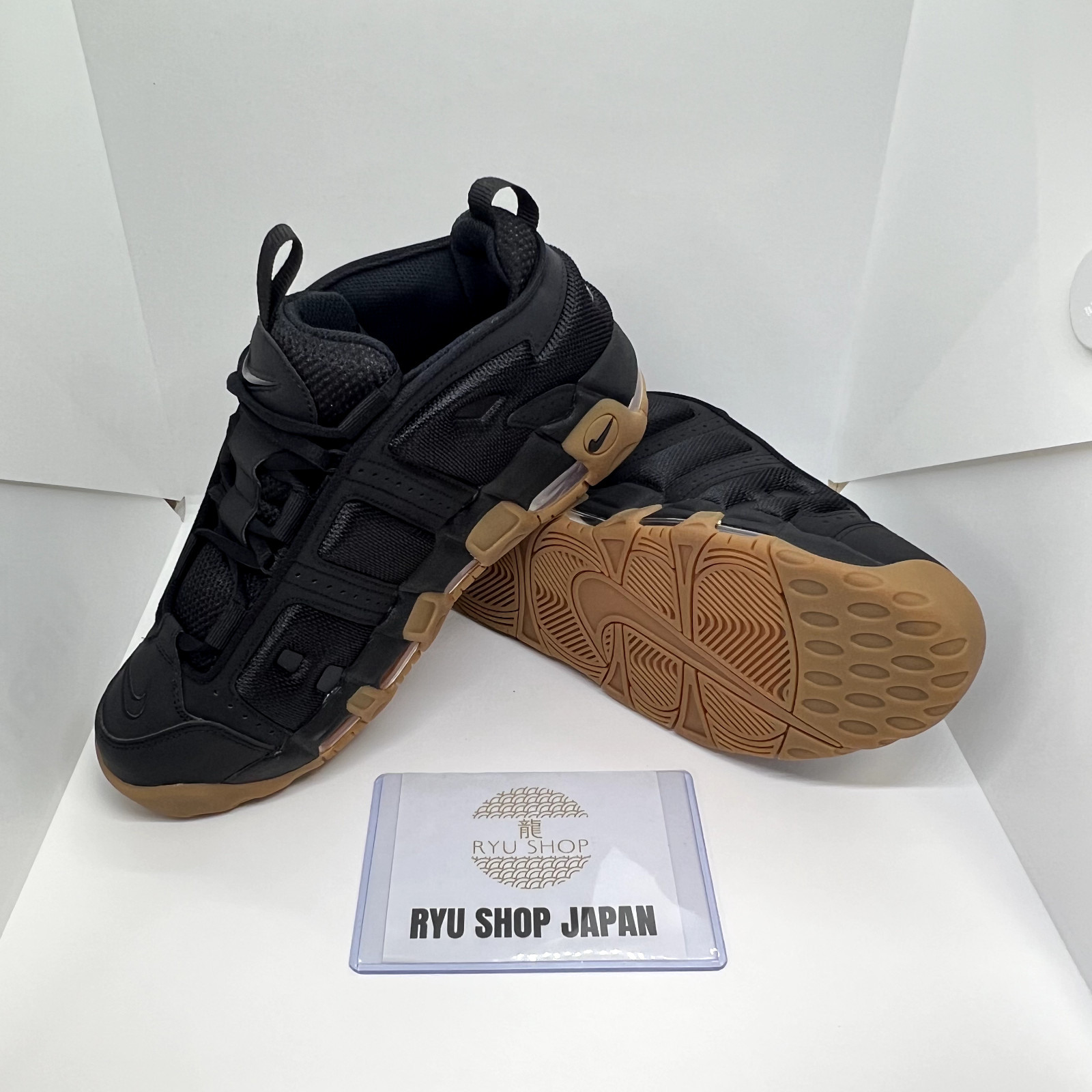 Nike Sneakers Air More Uptempo Low Black Gum FZ3055-003