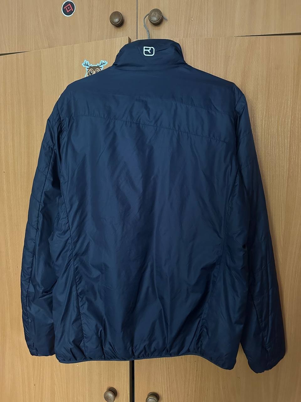 Ortovox Swisswool Piz Boval Reversible Jacket Men’s Size M Blue Hiking Outdoor