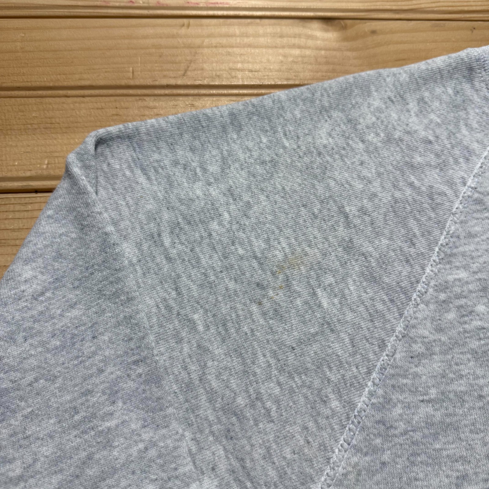 Vintage 90s Blank Raglan Heather Fleece Crewneck Pullover Sweatshirt USA – Large