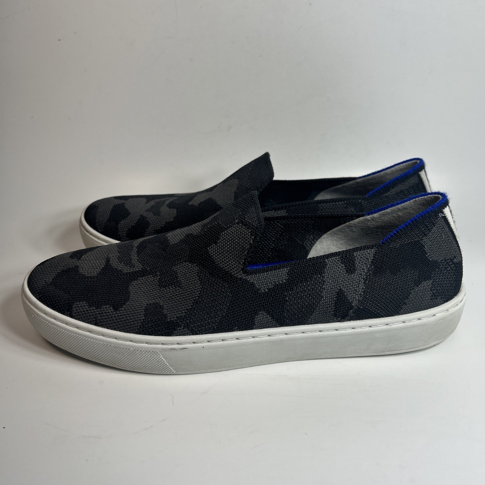 Rothys Womens Sneakers Size 9.5 Original Gray Camo Comfort Slip On Shoe
