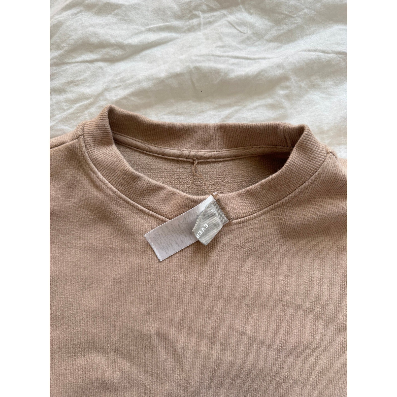 Everlane Seamless Ribbed Short Sleeve Top Women’s Size XS/S