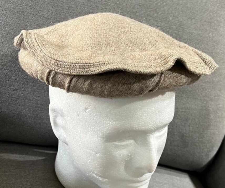 Afghan Pakistan Chitrali Pashtun Tribal Pakol Cap Kufi Topi Hat ivory/vanilla