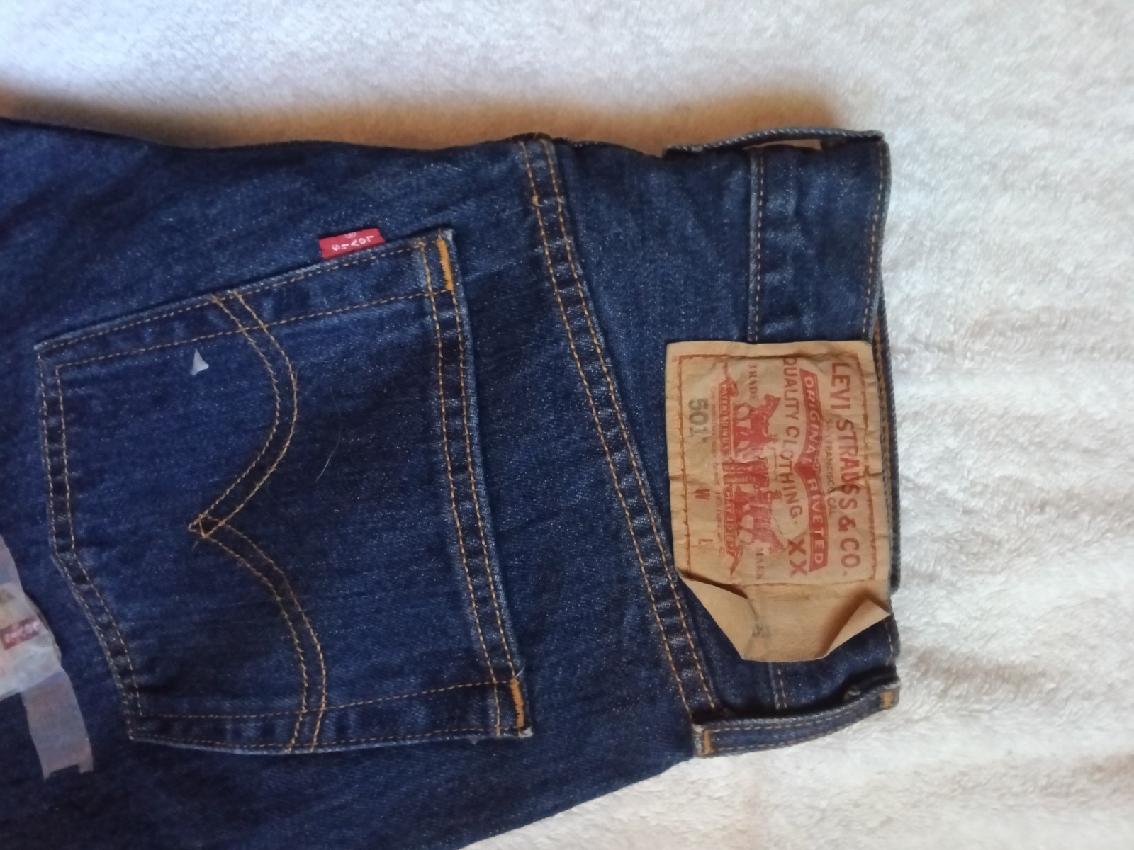 vintage 90s levis 501xx button fly jeans 28X30