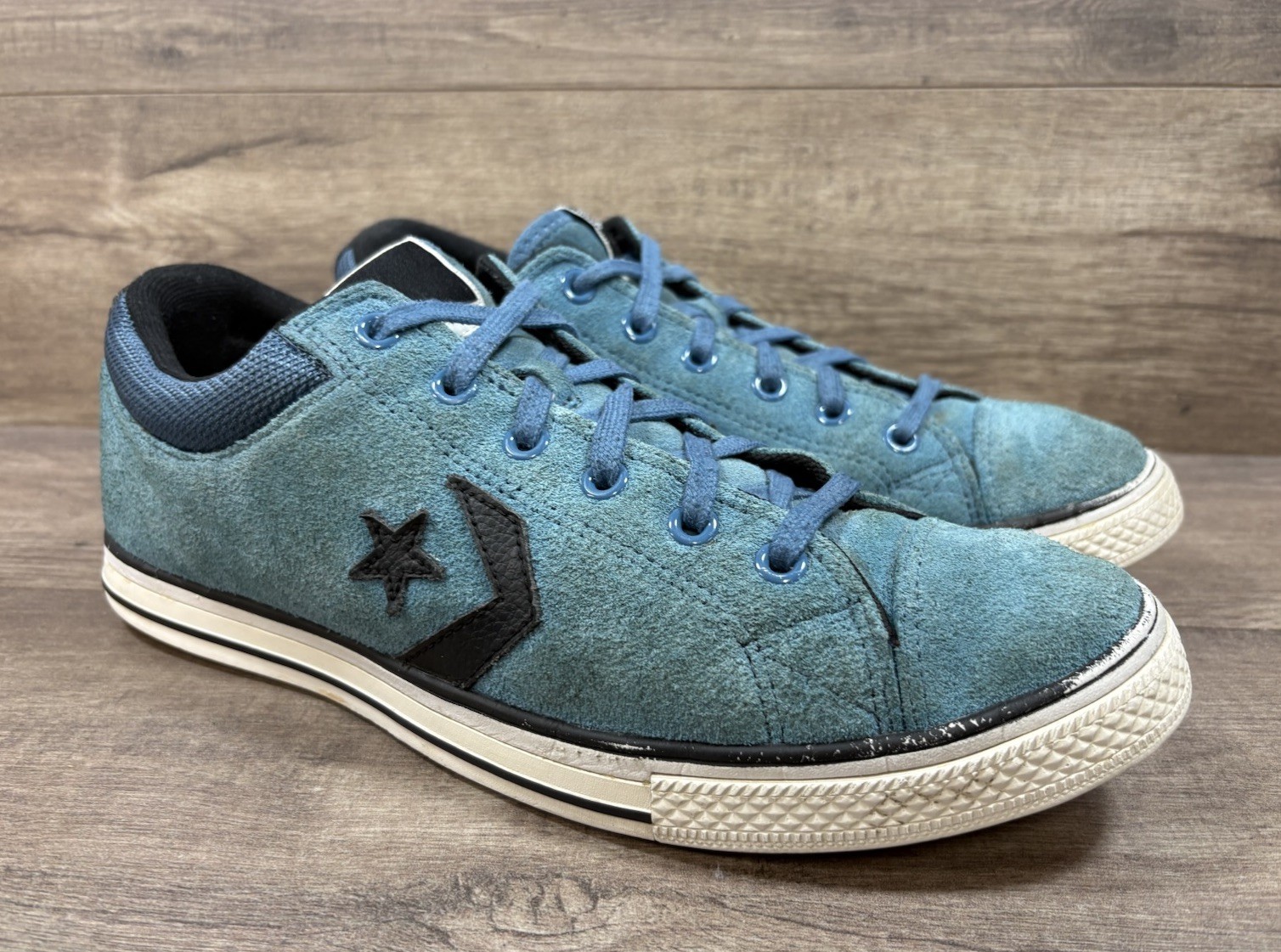 Converse Star Player S Xlite Kenny Anderson Colorway Blue Suede Mens Size 10.5