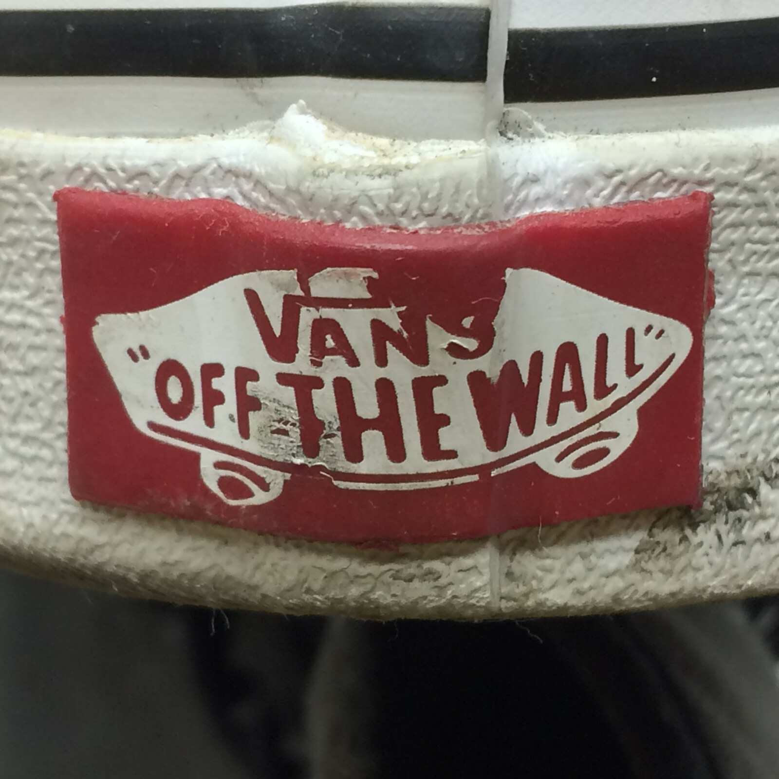 Vans Skate Shoe Sneakers Off The Wall Hi Top Unisex Men 5.5 Women 7 Gray